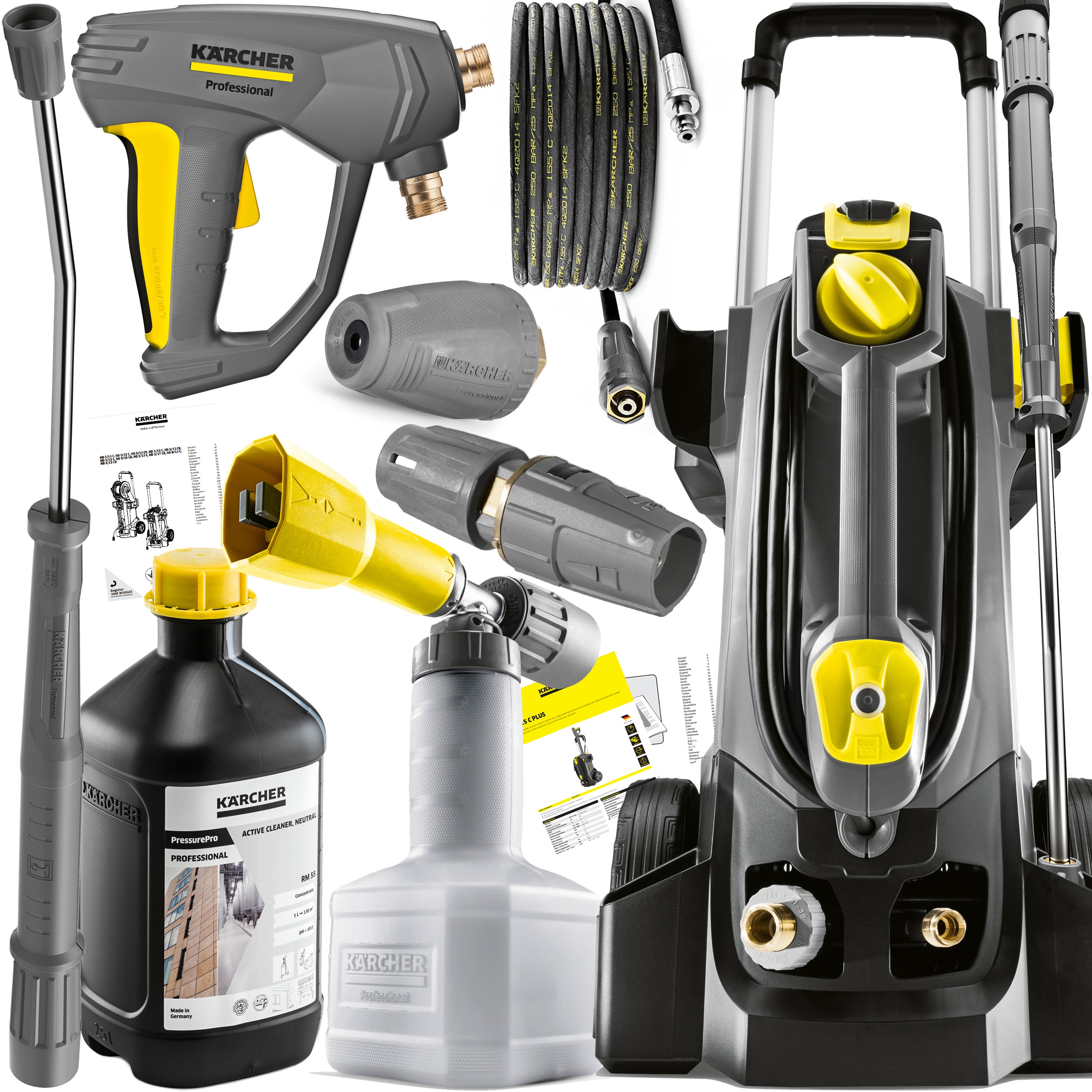 Tlaková umývačka Kärcher 150 bar 2800 W + 9 ďalších produktov